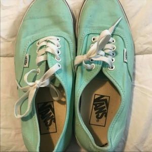 Turquoise vans